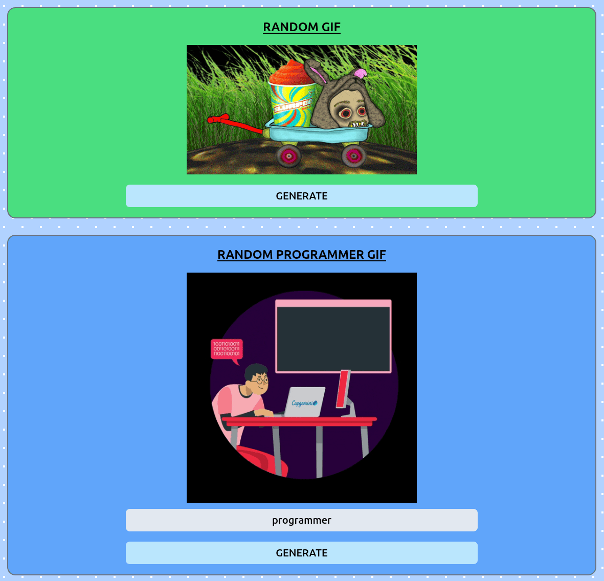 React Random GIF Generator